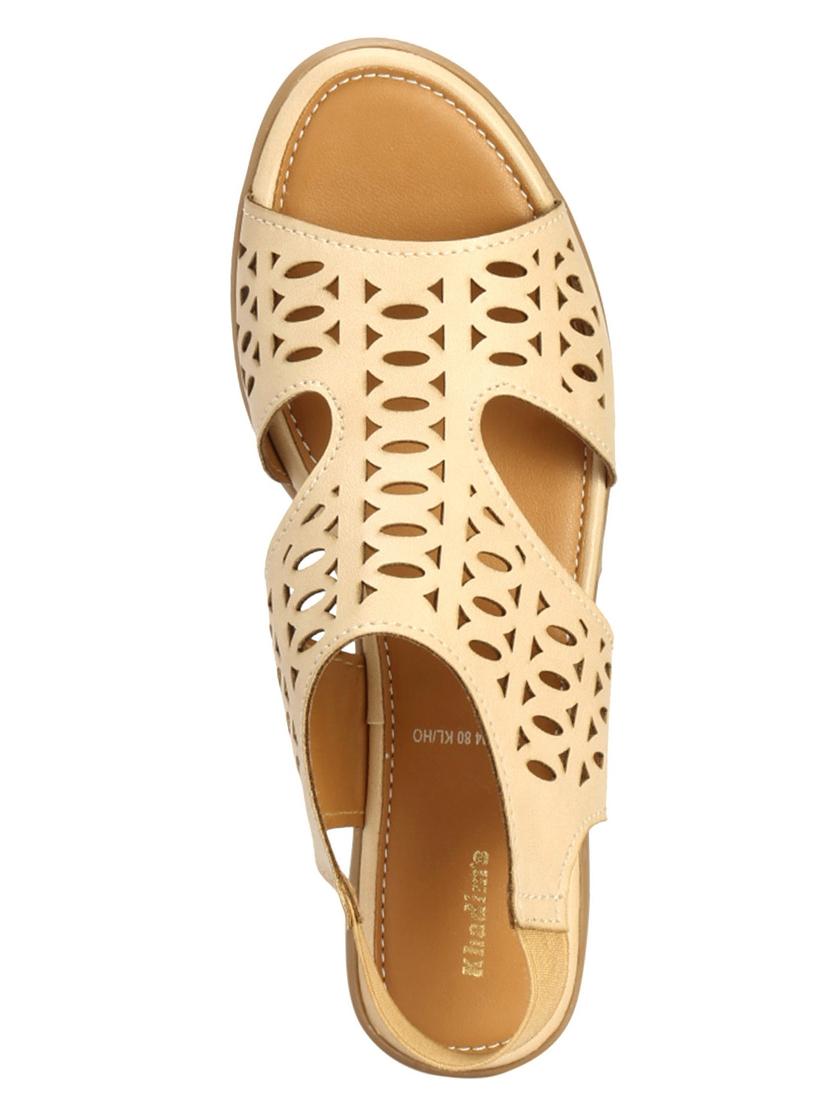 beige back strap sandal - 17690193 - Zoom Image - 4
