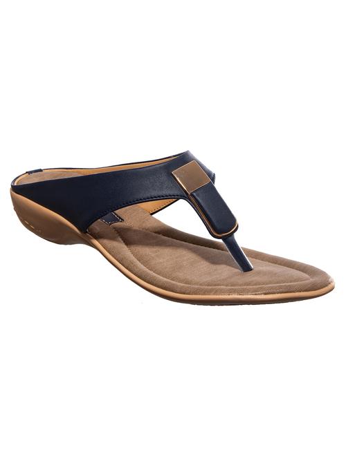 navy toe separator sandal - 17690220 - Standard Image - 1