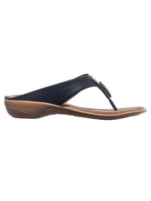 navy toe separator sandal - 17690220 - Standard Image - 2
