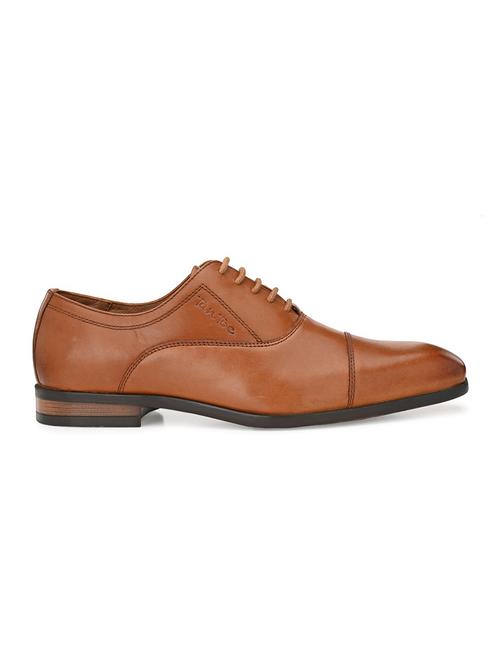 tan lace-up shoes - 17690259 - Standard Image - 1