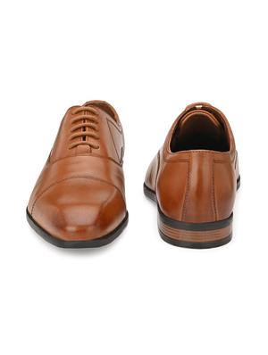 tan lace-up shoes - 17690259 - Standard Image - 3