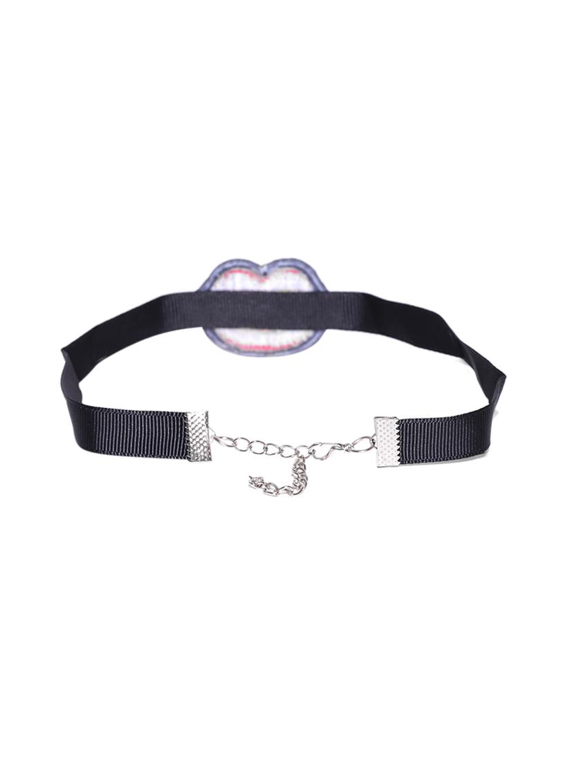 red metal choker necklace - 17690292 - Zoom Image - 2