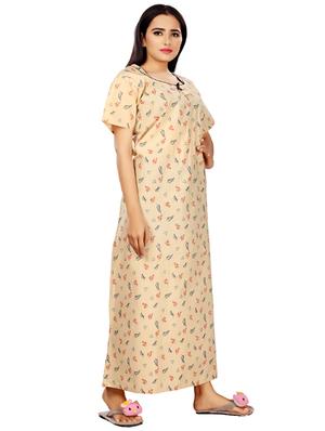 square neck printed nighty - 17690494 - Standard Image - 2