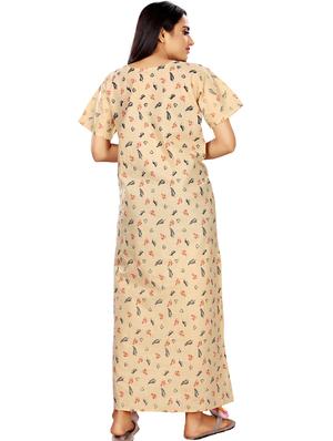 square neck printed nighty - 17690494 - Standard Image - 3