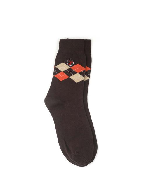 brown cotton no show sock - 17690515 - Standard Image - 1