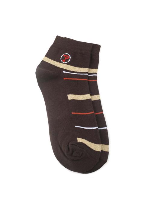 brown cotton no show sock - 17690519 - Standard Image - 1