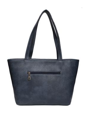 blue polyester regular handbag - 17690583 - Standard Image - 2