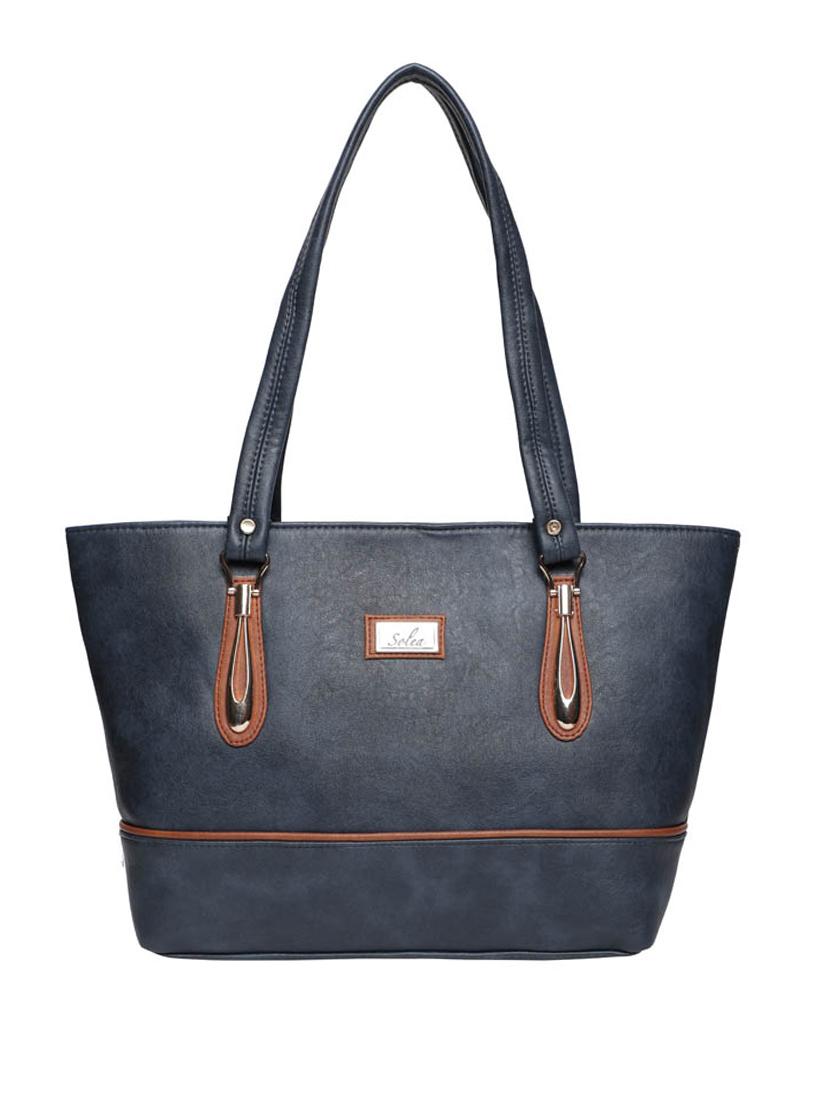 blue polyester regular handbag - 17690583 - Zoom Image - 1