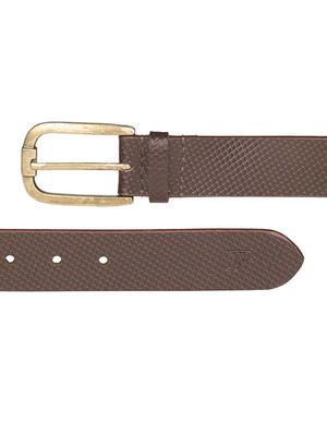 brown leather belt - 17690608 - Standard Image - 3