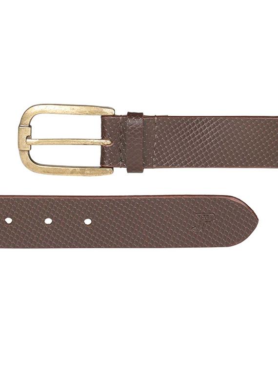 brown leather belt - 17690608 - Zoom Image - 3