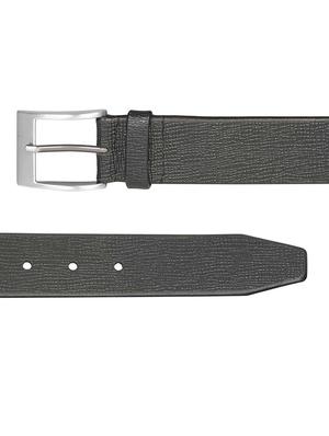 black leather belt - 17690617 - Standard Image - 3