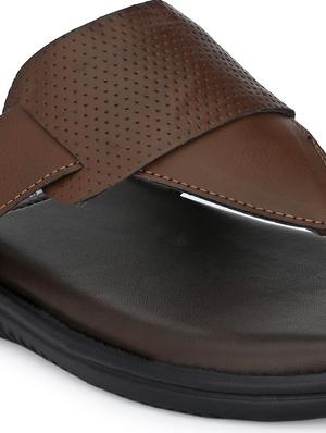 brown toe separator slipper - 17690693 - Standard Image - 5