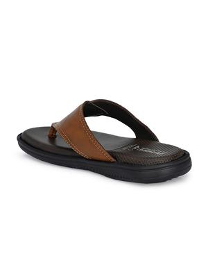tan toe separator slipper - 17690697 - Standard Image - 3