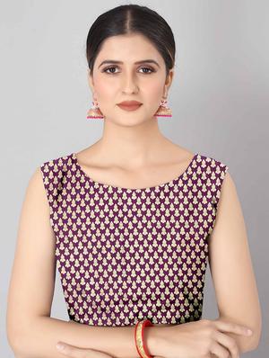 jacquard kanjivaram saree with blouse - 17690795 - Standard Image - 3