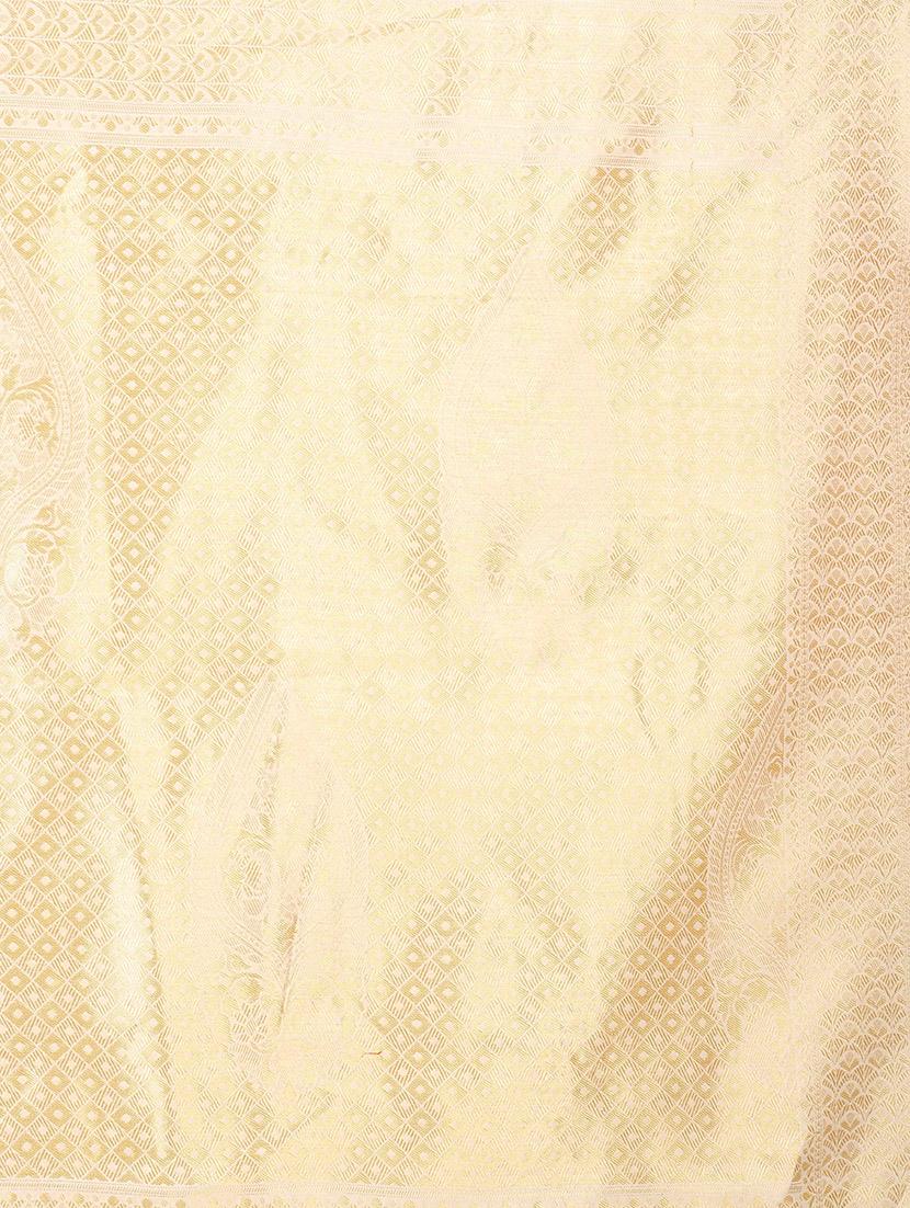 jacquard woven saree with blouse - 17690835 - Zoom Image - 4