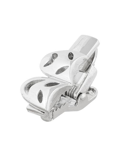 silver metal brooch - 17690990 - Standard Image - 1
