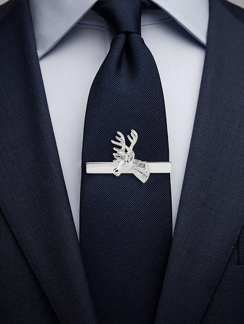 silver metal brooch - 17690998 - Zoom Image - 4