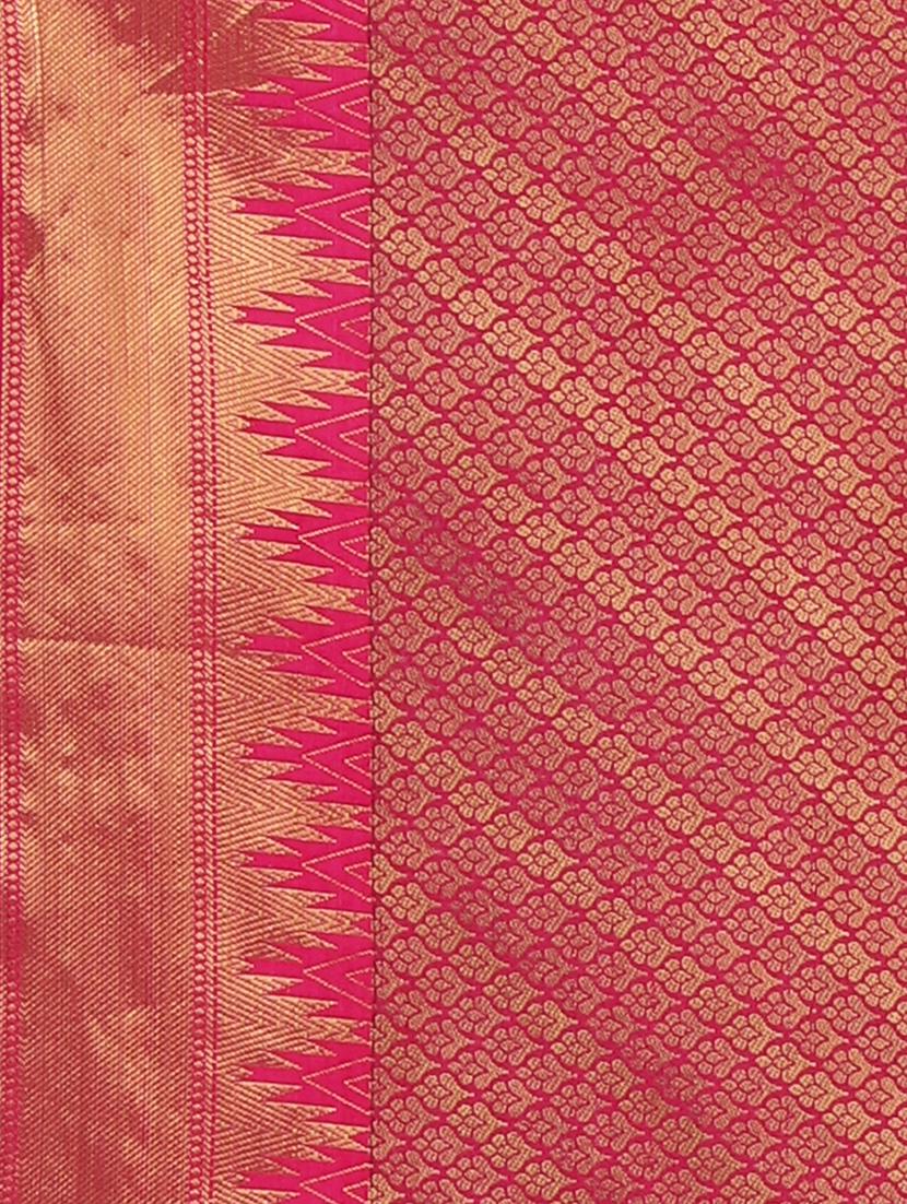 zari work banarasi saree with blouse - 17691009 - Zoom Image - 5