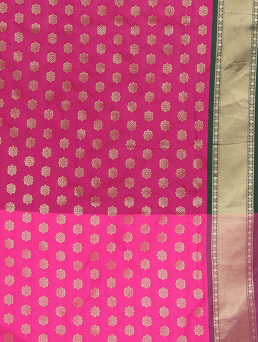 zari work banarasi saree with blouse - 17691017 - Zoom Image - 5