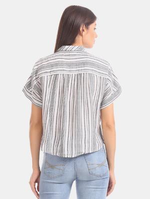 black striped shirt - 17691297 - Standard Image - 3