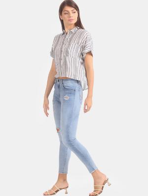 black striped shirt - 17691297 - Standard Image - 4