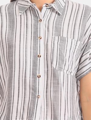 black striped shirt - 17691297 - Standard Image - 5