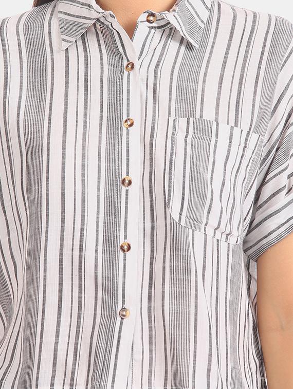 black striped shirt - 17691297 - Zoom Image - 5