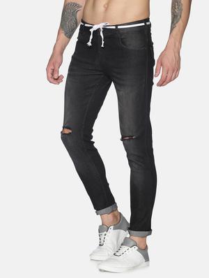 black light washed distressed denim jean - 17691365 - Standard Image - 2