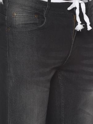 black light washed distressed denim jean - 17691365 - Standard Image - 5