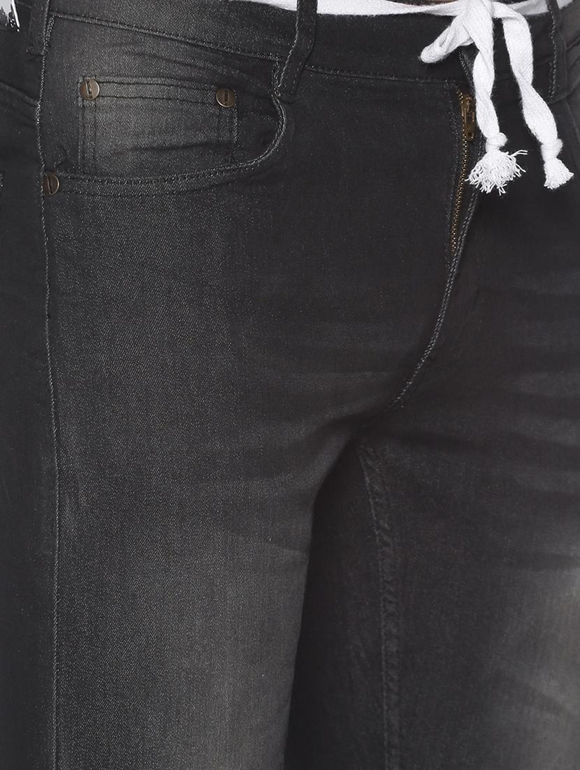 black light washed distressed denim jean - 17691365 - Zoom Image - 5
