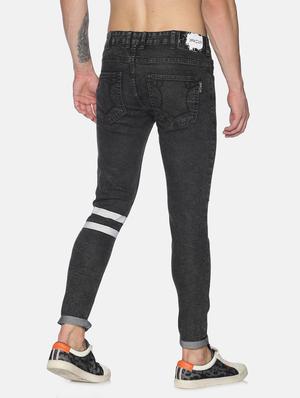 black light washed knee slit jean - 17691366 - Standard Image - 3