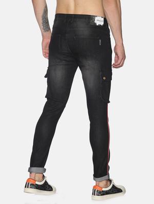 black light washed side tape jean - 17691371 - Standard Image - 3