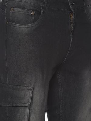 black light washed side tape jean - 17691371 - Standard Image - 5