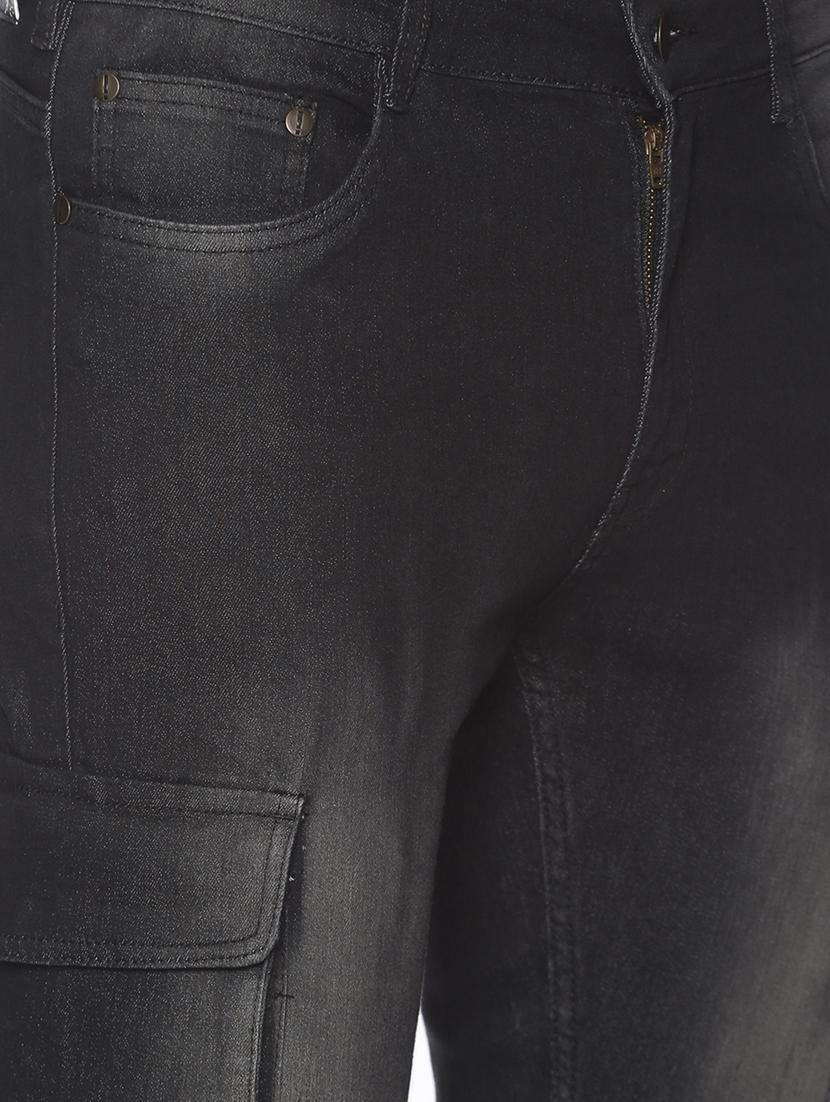 black light washed side tape jean - 17691371 - Zoom Image - 5