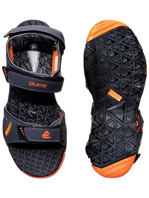 grey pu back strap floaters - 17691480 - Standard Image - 4