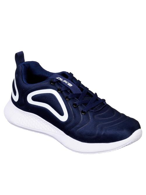 navy lace up sport shoe - 17691497 - Standard Image - 1