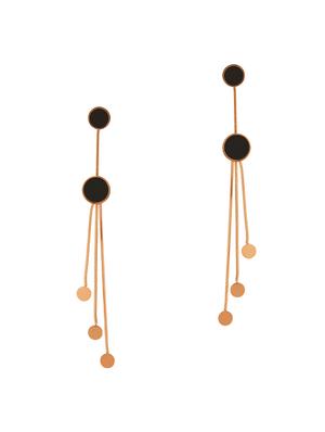 black metal drop earring - 17691564 - Standard Image - 2