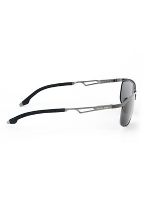 royal son men wrap around polarized uv protection sunglasses black lens - 17691597 - Standard Image - 3