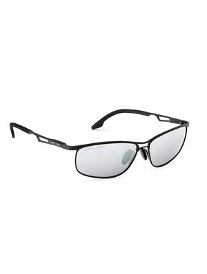 royal son men wrap around polarized uv protection sunglasses silver mirrored lens - 17691599 - Standard Image - 2