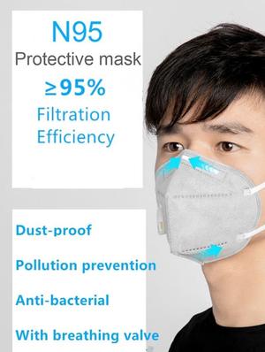 multi colored non-woven solid men mask pack of 4 - 17691846 - Standard Image - 4