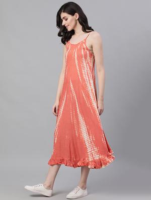 cami neck shibori dress - 17692089 - Standard Image - 2