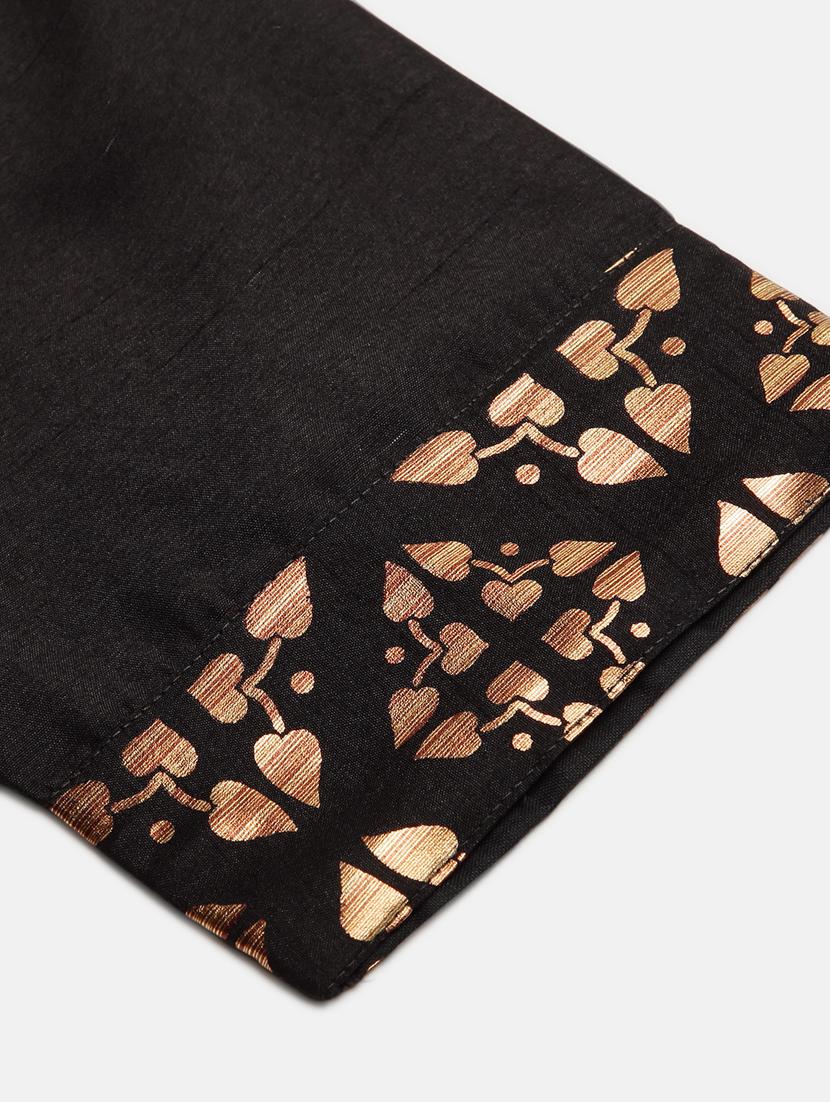 black art silk printed blouse - 17692153 - Zoom Image - 6