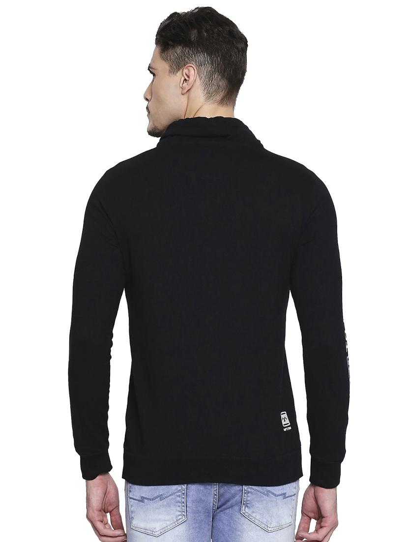 black solid t-shirt - 17692250 - Zoom Image - 3