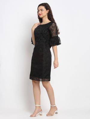 bell sleeved sheath dress - 17692500 - Standard Image - 2