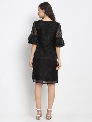 bell sleeved sheath dress - 17692500 - Standard Image - 3
