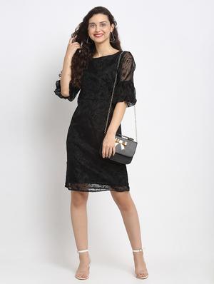 bell sleeved sheath dress - 17692500 - Standard Image - 4