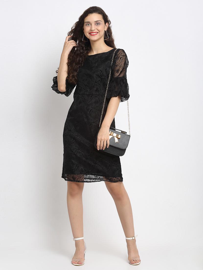 bell sleeved sheath dress - 17692500 - Zoom Image - 4