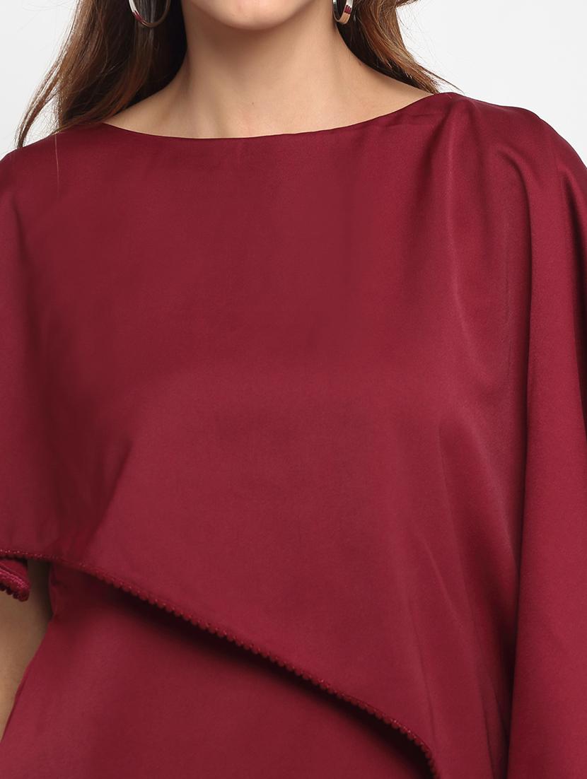 boat neck layered sheath dress - 17692776 - Zoom Image - 5