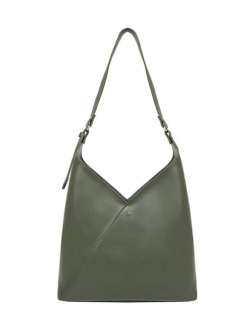 green leatherette (pu) regular tote - 17692897 - Standard Image - 1