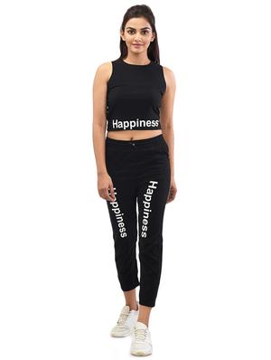 black printed track suit set - 17692936 - Standard Image - 2